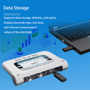 Analisa PH/ORP Desktop Lohand, <span class=keywords><strong>Meter</strong></span> PH Presisi Tinggi untuk Laboratorium, Detektor pH Portabel untuk Air Limbah, Layar Warna, Material ABS - Product Image 6