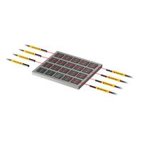 Capteur amplificateur à fibre optique FD NPN/PNP LED rouge à vente chaude de l'usine Sakady, CE 12-24V DC, temps de réponse de 24 ms, positionnement analogique