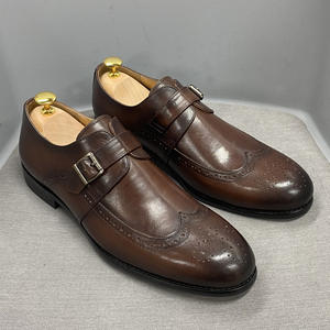 Chaussures en cuir décontractées pour hommes, tendance, à bout fermé, imperméables, respirantes, brillantes, style sportif britannique, à lacets, motif floral - Product Image 3