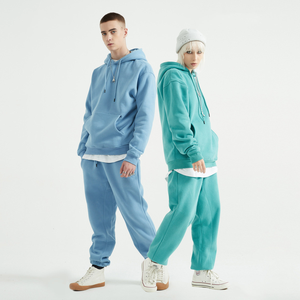 Set di felpe con cappuccio di sublimazione di alta qualità in cotone 100% poliestere Design personalizzato pantaloni della tuta e felpa con cappuccio per gli uomini - Product Image 1