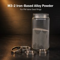 Poudre d'alliage de fer en acier rapide M3-2 pour moulage par injection de métal, pour inserts de siège de soupape et guides de soupape, haute résistance à l'usure