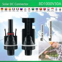 Impermeable IP67 30A DC 1000V 2.5mm2 4mm2 6mm2 Conector de panel de cable solar