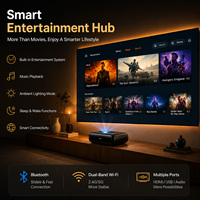 Projecteur laser triple ultra courte focale 4K JMGO O3 Ultra 4000 Lumens DLP Laser TV Home Cinéma O3 Pro O3