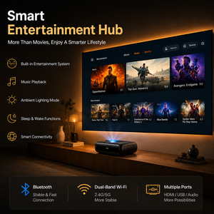 جهاز عرض ليزر ثلاثي JMGO O3 Ultra 4K قصير المدى للغاية، 4000 لومن، تلفزيون ليزر DLP، جهاز عرض منزلي O3 <span class=keywords><strong>Pro</strong></span> O3 - Product Image 4
