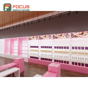 Custom Hair Extension Display Counter Glass Top Lockable Drawer Multi Shelf Display Counter Cabinet - Product Image 5