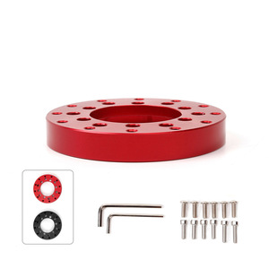Adaptateur de volant Logitech G25 G27 G920 70 mm rouge noir en aluminium pour contrôleur de jeu de course sur PC - Product Image 5
