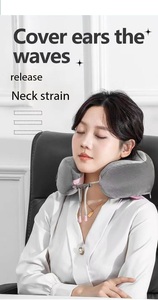 Electric <b>Neck</b> Massager With Heat Vibration Kneading Shiatsu Massage U Shaped <b>Pillow</b> for Shoulder Cervical Pain Relief Fatigue - Product Image 5