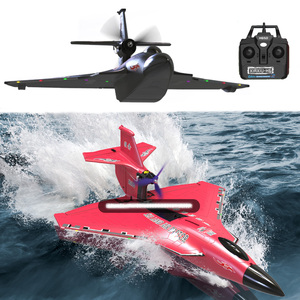 3in1 h650 Raptor biển đất không khí <span class=keywords><strong>warbird</strong></span> máy bay 1km 2.4G 6CH không chổi than <span class=keywords><strong>RC</strong></span> diễn viên đóng thế máy bay chiến đấu - Product Image 1