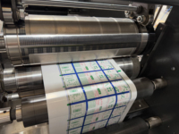 Machine d'impression d'étiquettes d'autocollant de papier de rouleau d'imprimante de Flexo de type d'unité de 8 couleurs à grande vitesse pour des étiquettes de boîte cosmétique