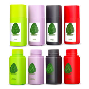 Nouveau Flacon Shaker Carré de 50g en PEHD pour Poudre de Talc ou Épices en Vrac, avec Bouchon Tournant et Couvercle Complet - Product Image 1