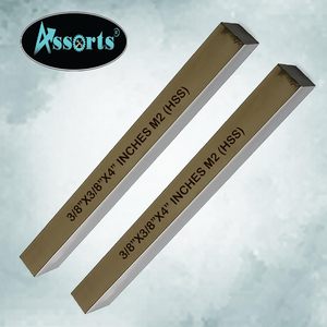 Assorts HSS M2 Tool Bits 3/8 X 3/8 X 4 Inches <b>Square</b> High <b>Speed</b> Steel Blank for Fly Cutters Lathe - Product Image 2