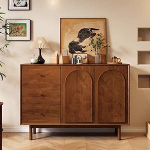 Mobili d'<span class=keywords><strong>Ingresso</strong></span> in Stile Rustico Vintage per Soggiorno, Cucina e Corridoio, Armadietti in Legno, Tavoli d'<span class=keywords><strong>Angolo</strong></span> Moderni - Product Image 4