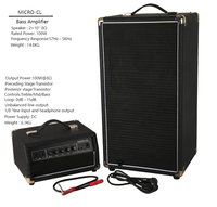 Speaker Bass gitar elektrik hitam kualitas tinggi speaker Bass gitar elektrik amplifier gitar MICRO-CL/BA-100