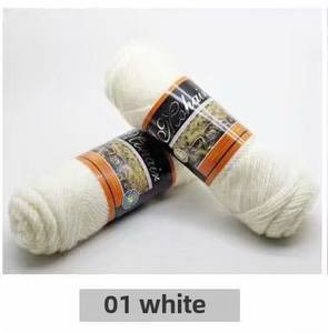 <span class=keywords><strong>Laine</strong></span> d'<span class=keywords><strong>alpaga</strong></span> Mohair transfrontalière fil mélangé motifs teints tricotés à la main pour manteaux chapeaux écharpes prix de gros spécial - Product Image 6