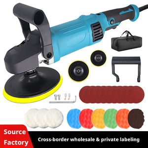 เครื่องขัดรถยนต์ไฟฟ้าแบบหมุน 6 สปีด สำหรับงานอุตสาหกรรม กำลังไฟ 900 วัตต์ - Product Image 2