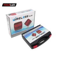 DC 12v 24 Volts Universel 20 Leds carré Ambre Rouge Sans Fil Remorque Camion Lumières Rechargeable Led Magnétique Camion Led Feux Arrière