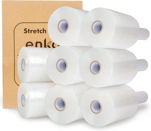 Custom <b>Plastic</b> <b>Shrink</b> Wrapping Hand Pe Stretch Film <b>Plastic</b> Wrap for Cargo Packing - Product Image 1