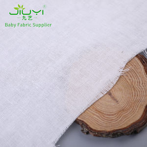 Оптовая продажа, Экологически чистая однотонная хлопковая двойная марлевая ткань для детской маски для лица - Product Image 3