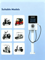 Cargador Rápido de CC para Motores Eléctricos con Actualización de Firmware OTA Remota, Gestión Inteligente de Carga 4G Integrada, Cargador de Batería para Motocicleta