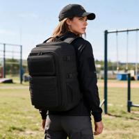 Sac à dos tactique MOLLE personnalisé avec logo, imperméable, pour randonnée, trekking, camping, unisexe, vente en gros OEM