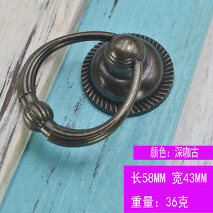 Poignées de meuble en alliage de zinc, style traditionnel, durables, pour tiroirs et armoires, quincaillerie de meubles - Product Image 2