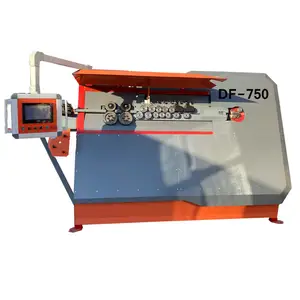 CNC automatic digital stirrup rebar bending machine, auto 2d wire bending machine for steel