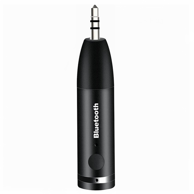 3.5mm Wireless Bluetooth Aux Adapter for Car Bluetooth 5.0 Music Receiver with Noise Cancelling and Headphone Jack for HomeStere