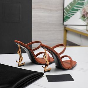 Sandales à plateforme à talons hauts pour femmes, nouvelle conception 2025, formelles, été, strass, sandales de luxe de haute qualité, design de créateur - Product Image 3