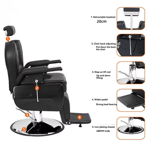 Poltrona da Barbiere da <span class=keywords><strong>Uomo</strong></span> per Parrucchiere e Salone di Bellezza di Alta Qualità a Prezzo di Fabbrica - Product Image 2