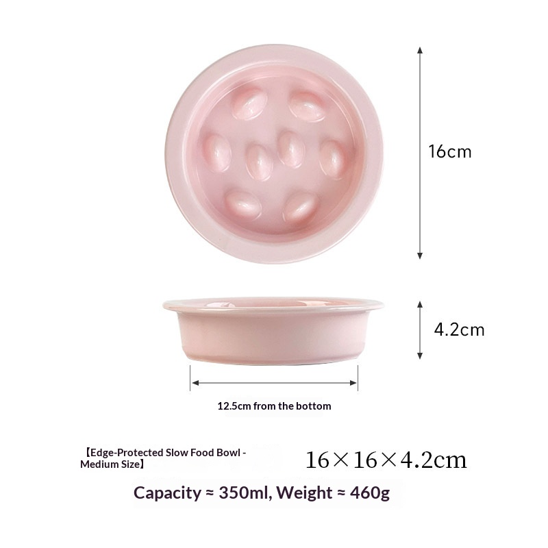 Slow Feeder Bowl (Pink)