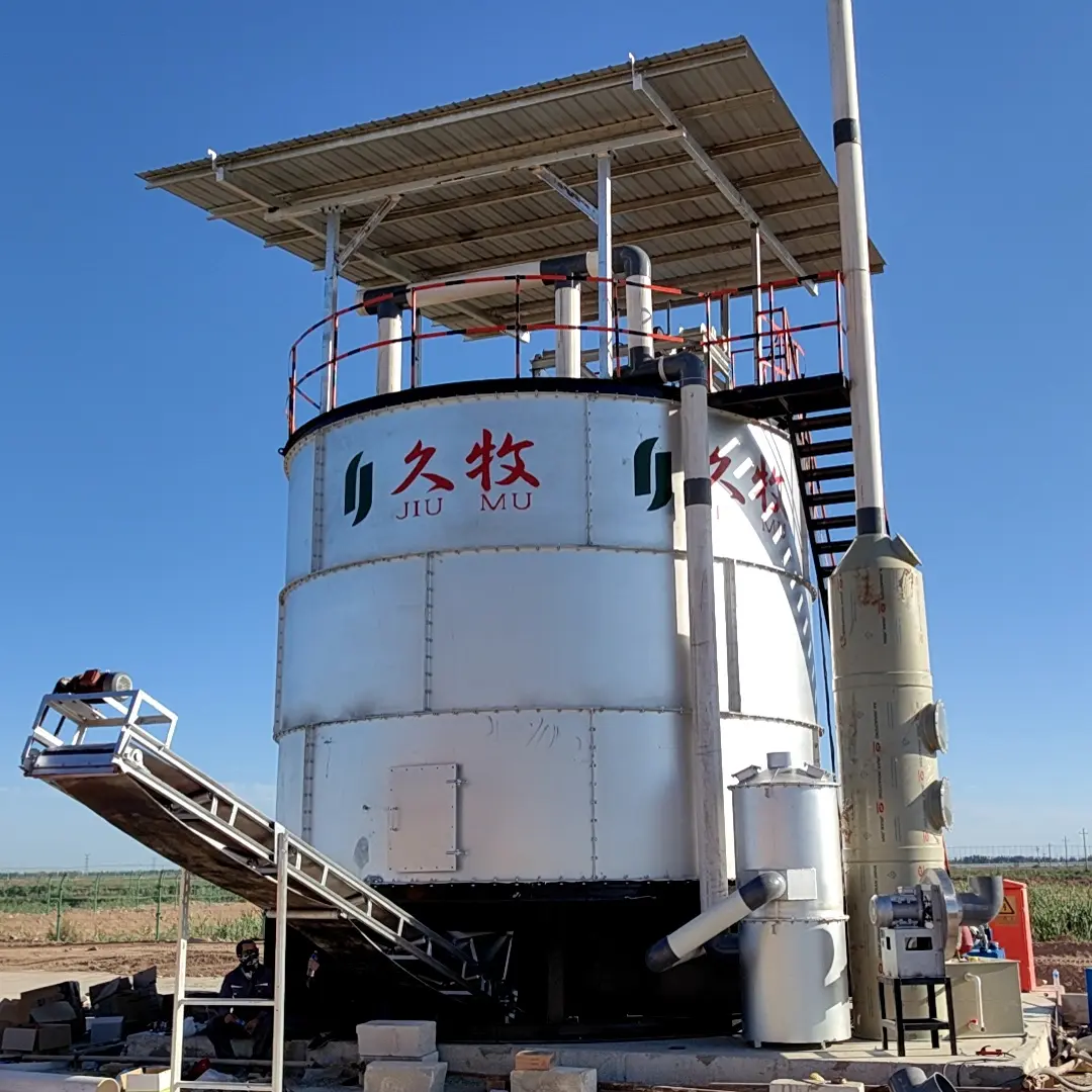 Resíduos de cozinha Biogás Lama Esgoto Lama Colheita Palha Máquina Tanque de Fermentação