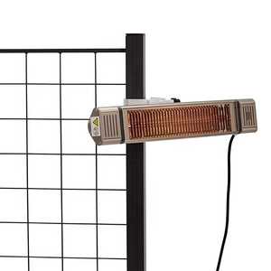 Chauffage mural extérieur infrarouge 2000W gris ou noir 220 à 240V Chauffage électrique LDHR018 200EKY pour patio, jardin, cour - Product Image 2