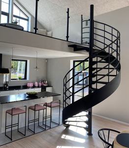 <span class=keywords><strong>Code</strong></span> du bâtiment VIKO: Escalier en colimaçon moderne intérieur et extérieur à tube rond <span class=keywords><strong>de</strong></span> style simple - Product Image 4