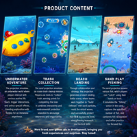 InteraGame Custom AR Virtual Sand Beach Interactive Projection Game Multi-theme Sandbox Game Equipment for Shopping Mall