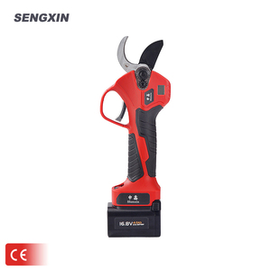 SENGXIN 16.8V 32mm Professional Lithium <b>Battery</b> <b>Operated</b> Pruner Saw Pole Cordless Pruning Shears - Product Image 1