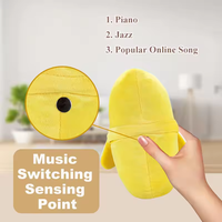 Jouet interactif créatif pour enfants, piano musical à induction en forme de banane, rembourré de coton PP super doux, Hot Toys
