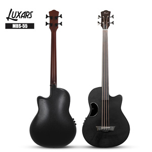 เบสกีต้าร์อคูสติกคาร์บอนไฟเบอร์แผ่นหลังทรงกลมรับผลิตจากคาร์บอนไฟเบอร์ - Product Image 3