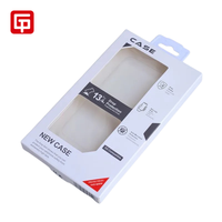 Boîte d'emballage rigide imprimée personnalisée pour accessoires de téléphone portable avec des matériaux recyclés Forme personnalisée et emballage plat