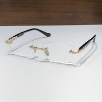 Gafas Ópticas de Diseño de Alta Calidad para Hombre y Mujer, Punk DEEP II TALLA 57-21-151, Monturas de Gafas de Acetato y Titanio de Lujo para Negocios