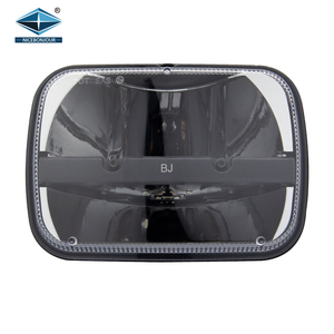 Phare Led Rectangle pour <span class=keywords><strong>Jeep</strong></span> Chevrolet Ford GMC, 2 pièces, 5x7 pouces, feu avant Rectangle, faisceau scellé - Product Image 1