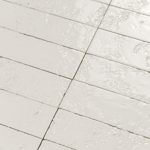Piastrella Bianca Bahia-26 6 X 26 Cm Spessore 9 Mm Finitura Lucida Bordi Irregolari - Product Image 4