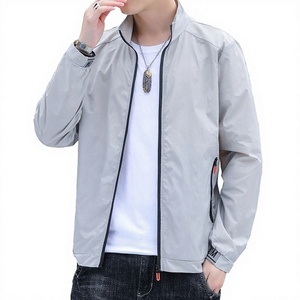 Wholesale Customize Men's Winter Baseball Flight <b>Jacket</b> with Stand Collar Cotton/Bamboo Fiber Material Raised Rubber Printer - Product Image 3
