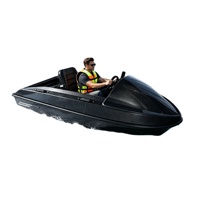 Bateau gonflable électrique de course haute vitesse personnalisé pour la vente en gros, kart aquatique portable, jet ski pour le lac