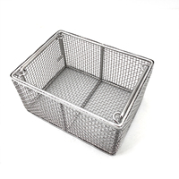 Panier de rangement en acier inoxydable perforé soudé pour la stérilisation, écologique et polyvalent pour fruits et légumes