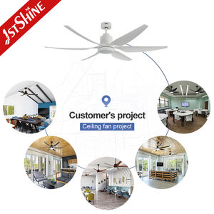 Ventilador <span class=keywords><strong>de</strong></span> techo LED 1stshine, gran espacio, 66 pulgadas, alto flujo <span class=keywords><strong>de</strong></span> aire, aspas <span class=keywords><strong>de</strong></span> ABS blancas, ventilador <span class=keywords><strong>de</strong></span> techo regulable con luz - Product Image 5