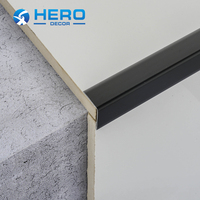 Profilé de bordure en aluminium sur mesure pour carrelage, protection d'angle pour cloisons sèches, accessoires de bordure murale en céramique pour appartements modernes