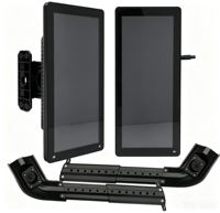 Moniteur d'écran 12,3 pouces 1080P AHD étanche pour système DVR de bus et camion avec détection d'angle mort par IA BSD et caméra de recul