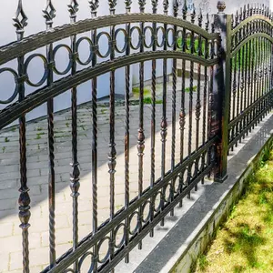 AS2047 TOMA pannello di recinzione in alluminio di alta qualità a piramide ornamentale recinzione e binario decorativi per piscina agricola