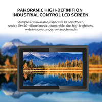18.5 Inch TFT Industrial Monitor with IP65 Waterproof Capacitive Touch Screen for Embedded Metal Cabinets