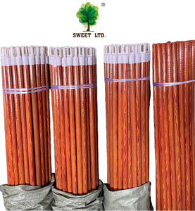 Manche de <span class=keywords><strong>balai</strong></span> en bois recouvert de PVC, 120 cm, pour usage domestique, fabrication chinoise, vente en gros - Product Image 1